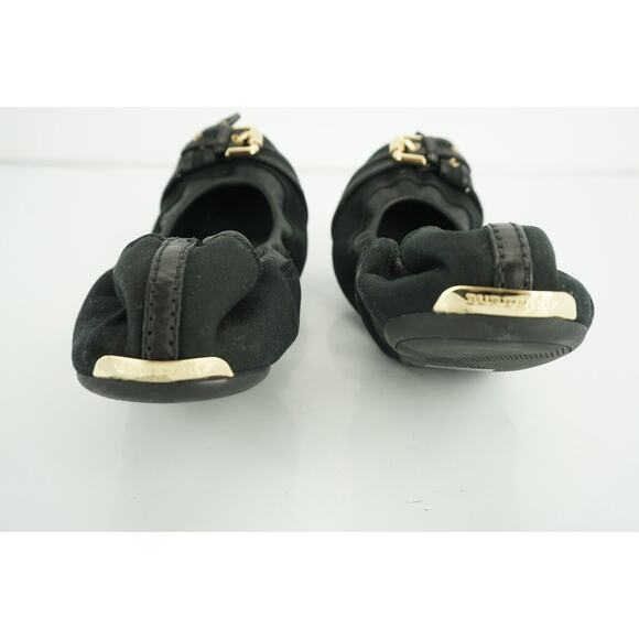 Burberry M Ballet Flats for Women for sale | eBay Burberry Thompson Black Leather Belted Pointy Ballet Flats Size 36 New